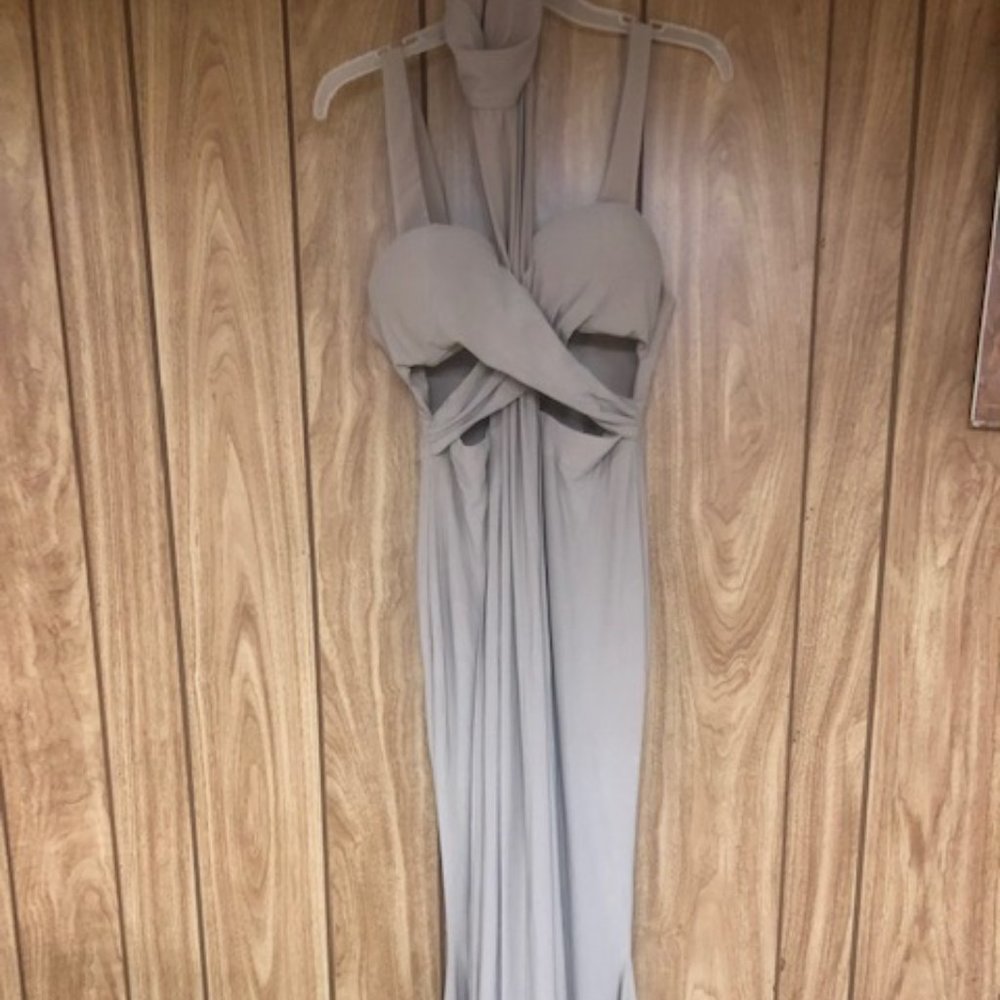 Taupe Maxi  Dress